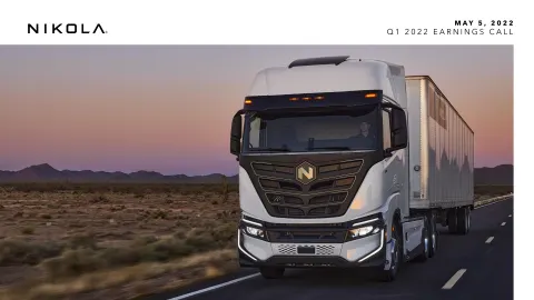 Nikola | Results Presentation Deck | 20 slides