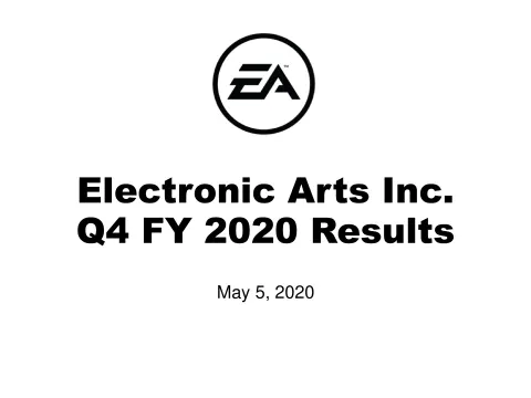 Electronic Arts | Results Presentation Deck | 12 slides