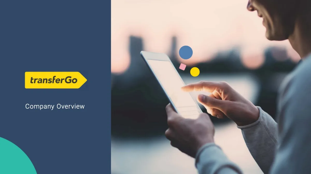 PITCH DECK: Payments fintech TransferGo raises $50 million in Series C · slide 1
