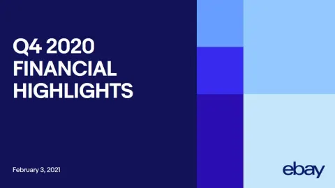 eBay | Results Presentation Deck | 25 slides