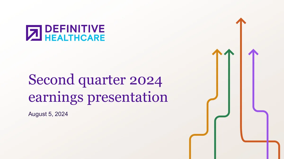 Definitive Healthcare | Results Presentation Deck | 21 slides · slide 1