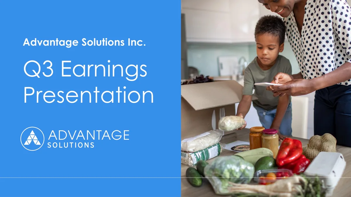 Advantage Solutions | Results Presentation Deck | 19 slides · slide 1