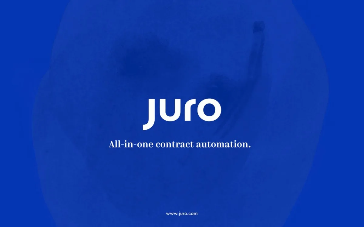 Check out the 15-slide pitch deck Juro;; a startup that makes drafting contracts much easier;; used to raise $23 million from Cazoo-backers Eight Roads · slide 1