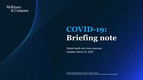 COVID-19: Briefing Note