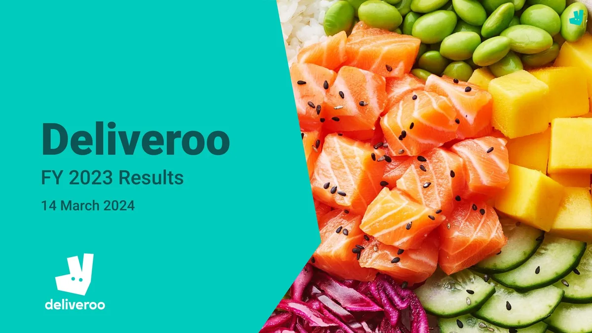 Deliveroo | Results Presentation Deck | 32 slides · slide 1