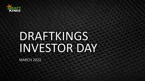 DraftKings | Investor Day Presentation Deck | 50 slides