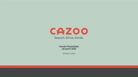 Cazoo | Results Presentation Deck | 17 slides