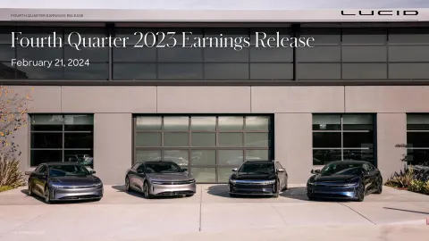 Lucid Motors | Results Presentation Deck | 36 slides