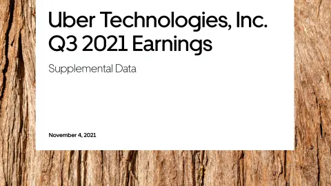 Uber | Results Presentation Deck | 36 slides