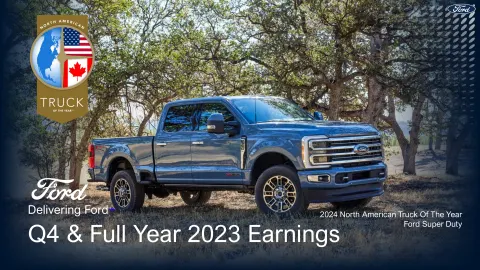 Ford | Results Presentation Deck | 41 slides