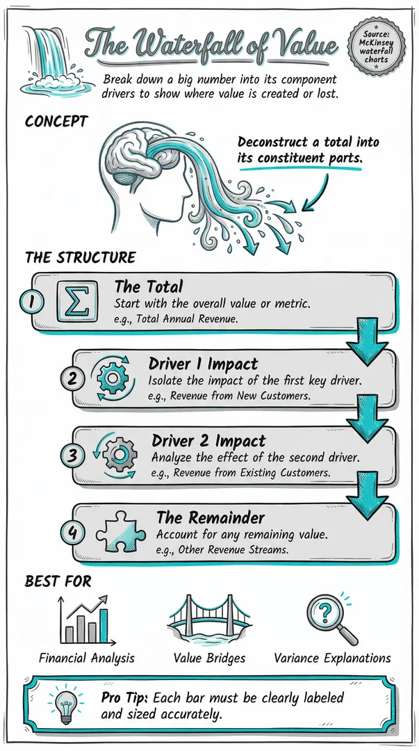 Waterfall Value pattern illustration