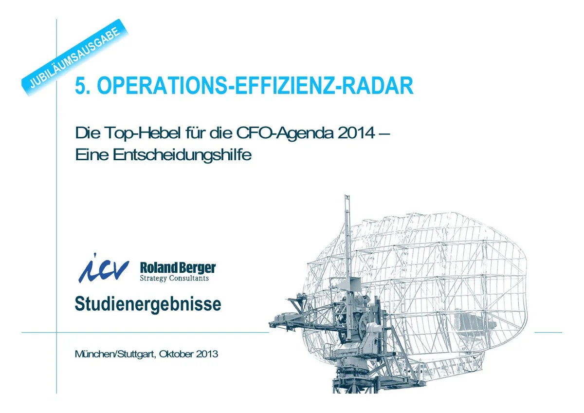 The slide uses a literal radar image as a visual metaphor for the 'Radar' title.