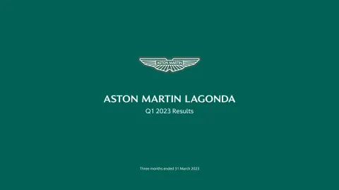 Aston Martin Lagonda | Results Presentation Deck | 16 slides
