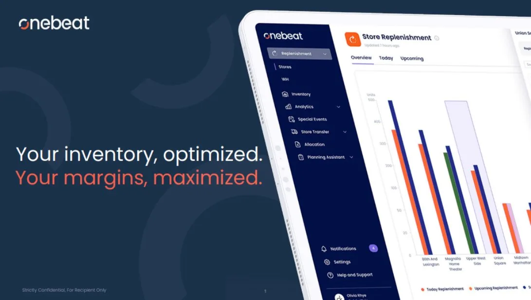 The slide serves as a visual anchor for the product's value proposition.