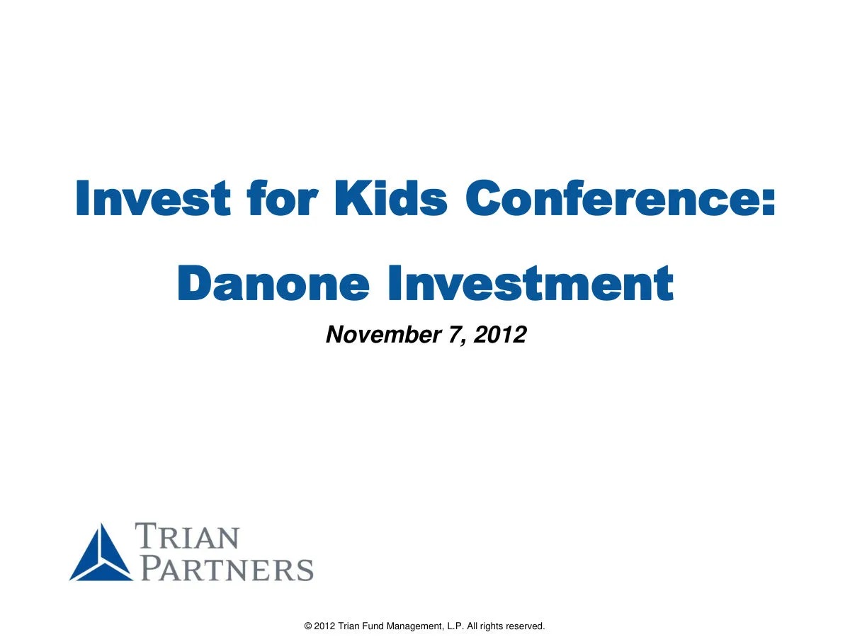 Danone (BN.PA) · slide 1