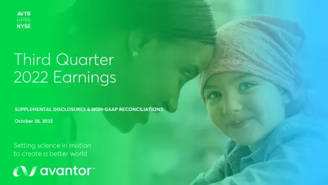 Avantor | Results Presentation Deck | 13 slides