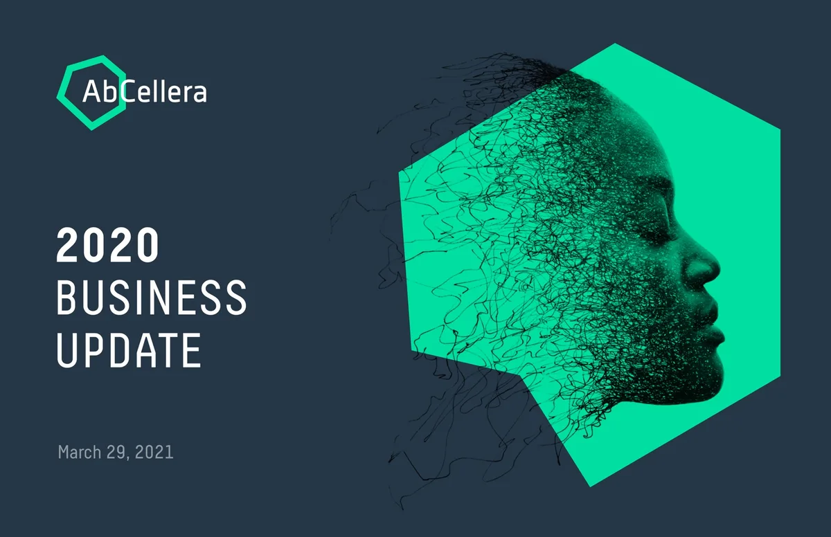 AbCellera | Results Presentation Deck | 23 slides · slide 1