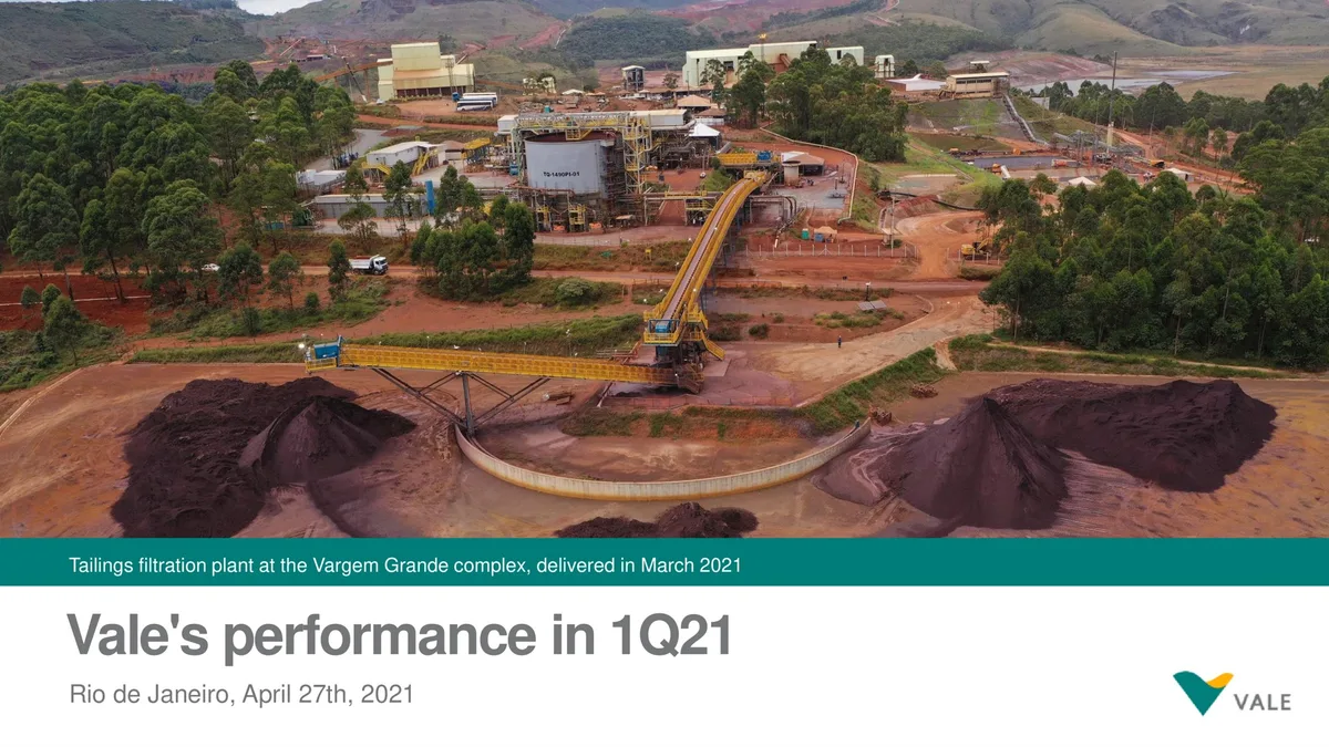 Vale | Results Presentation Deck | 13 slides · slide 1