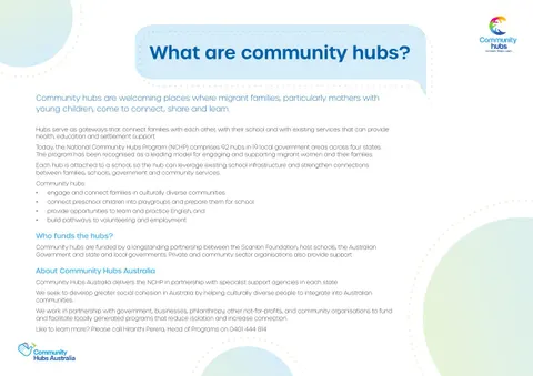 Community Hubs Australia
