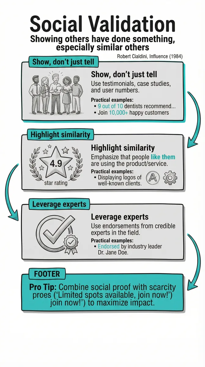 Social Validation pattern illustration