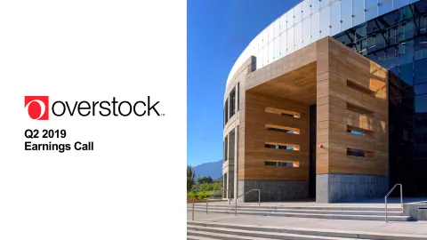 Overstock | Results Presentation Deck | 46 slides