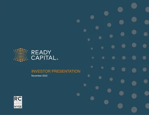 Ready Capital | Investor Presentation Deck | 37 slides