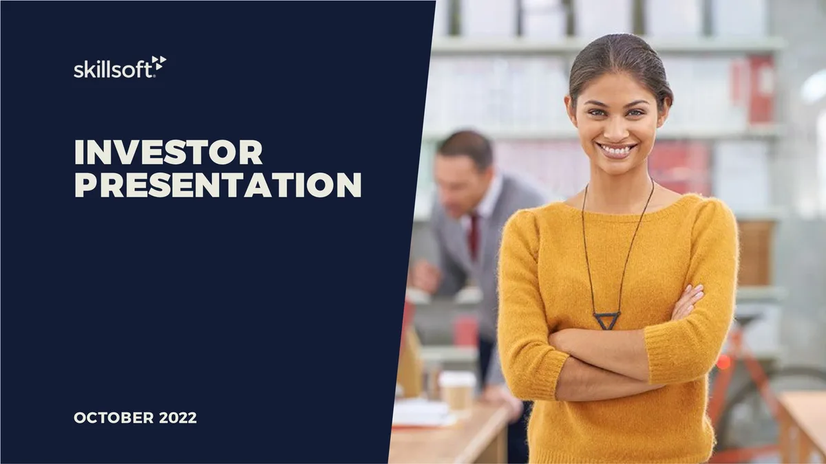 Skillsoft | Results Presentation Deck | 34 slides · slide 1