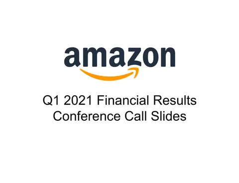 Amazon | Results Presentation Deck | 18 slides