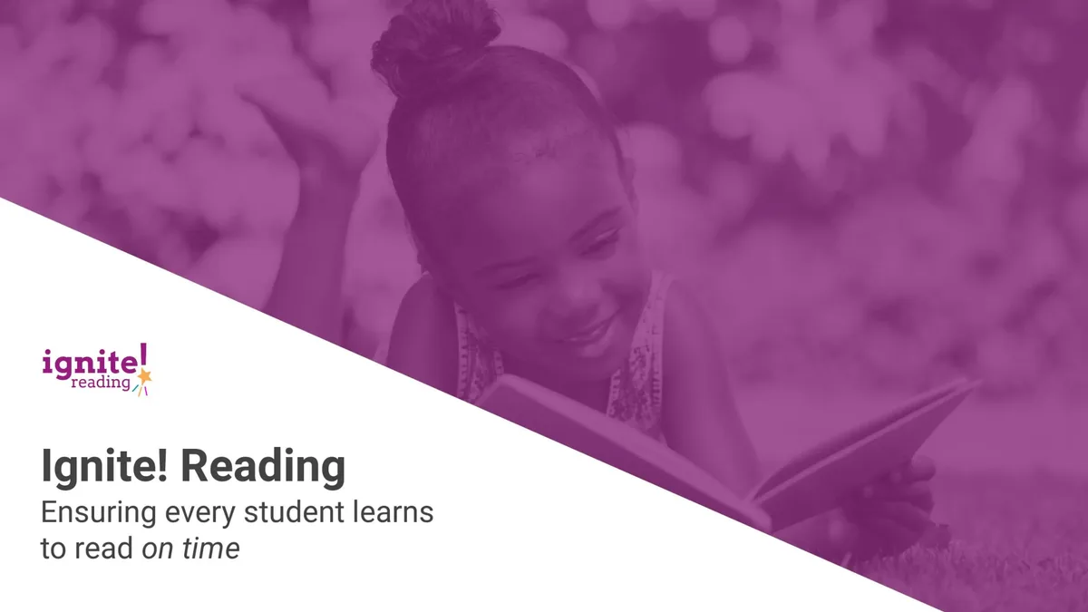 See the pitch deck that Ignite! Reading used to raise $10 million · slide 1