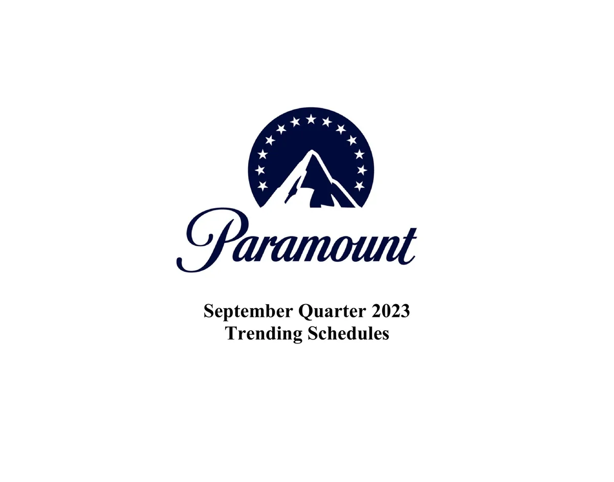 Paramount | Results Presentation Deck | 11 slides · slide 1