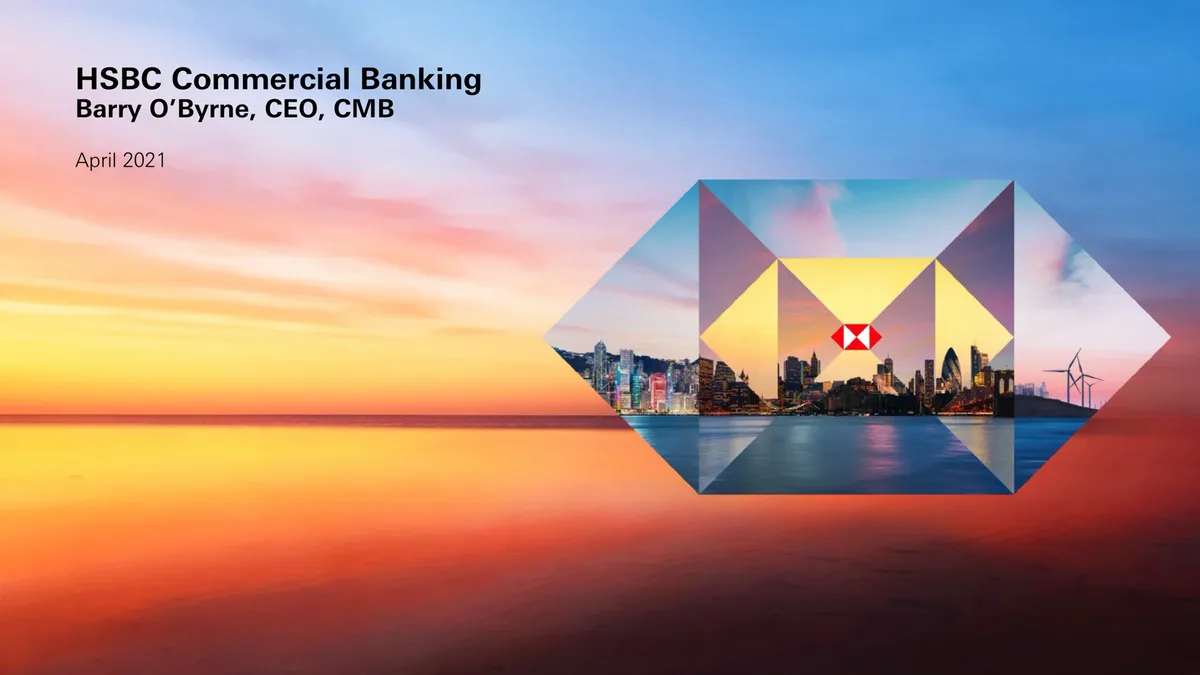 HSBC | Investor Conference Presentation Deck | 13 slides · slide 1