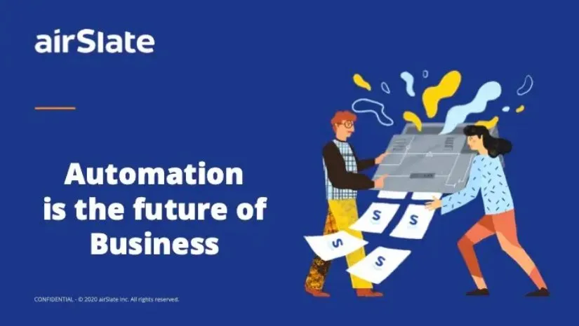 Read the pitch business-automation startup airSlate prepared for investors but didn't end up needing to land a $51.5 million Series C · slide 1