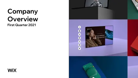Wix | Results Presentation Deck | 29 slides
