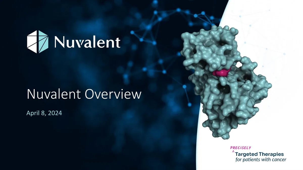 Nuvalent | Investor Presentation Deck | 42 slides · slide 1