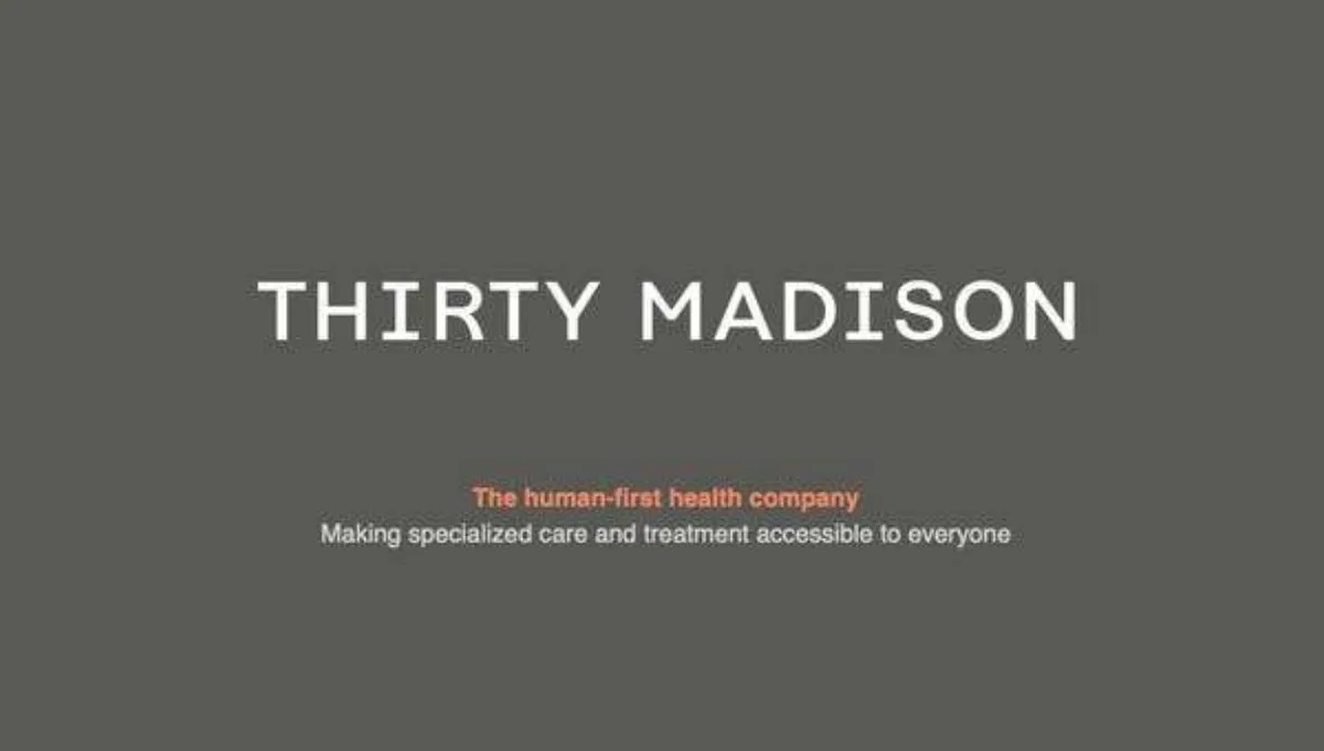 Thirty Madison Pitch Deck · slide 1
