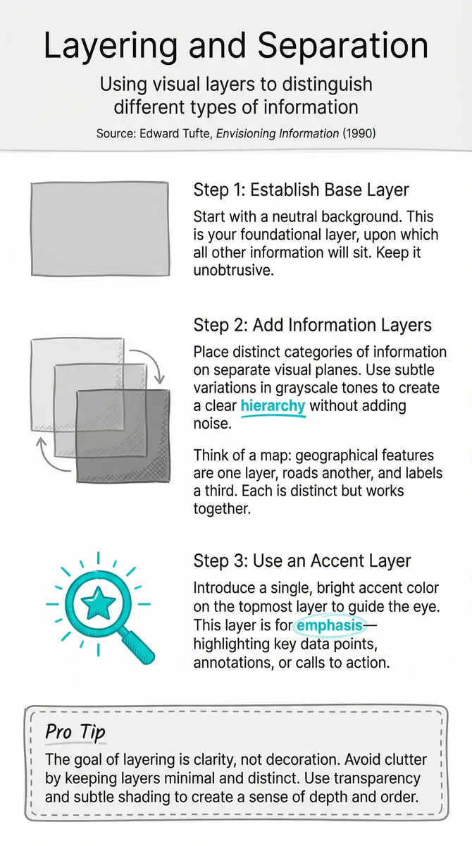 Layering and Separation illustration