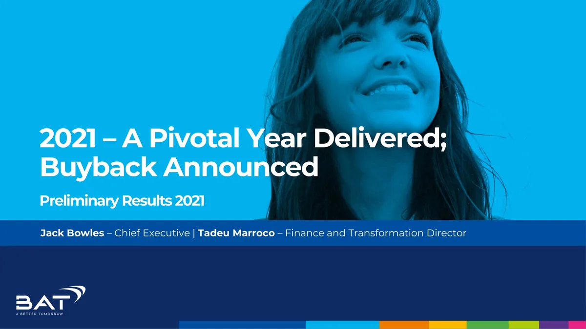 BAT | Results Presentation Deck | 40 slides · slide 1