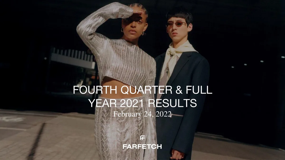 Farfetch | Results Presentation Deck | 24 slides · slide 1