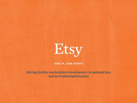 Etsy | Investor Presentation Deck | 16 slides