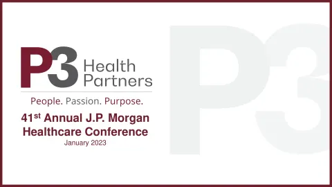 P3 Health Partners | Investor Conference Presentation Deck | 14 slides