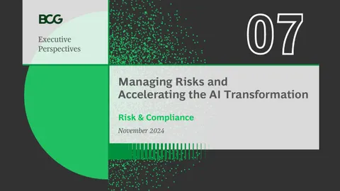 2024 Executive Perspectives Managing Risks and Accelerating the AI Transformation