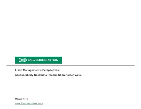 Hess Corporation (HES)