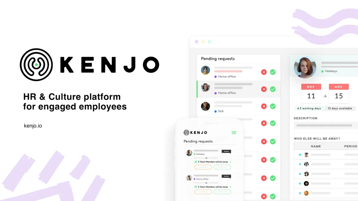 Kenjo raised one of the biggest HR tech seed rounds in Europe — check out the pitch deck that landed the startup $5.5 million · slide 1