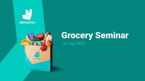 Deliveroo | Investor Event Presentation Deck | 27 slides