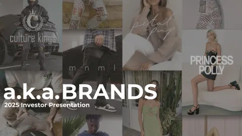 a.k.a. Brands | Investor Presentation Deck | 21 slides