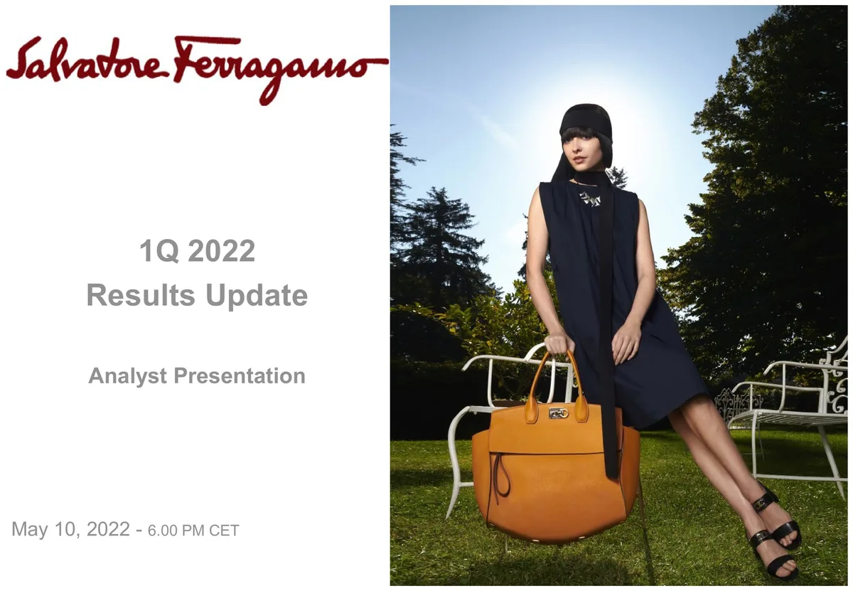 Salvatore Ferragamo | Results Presentation Deck | 9 slides · slide 1