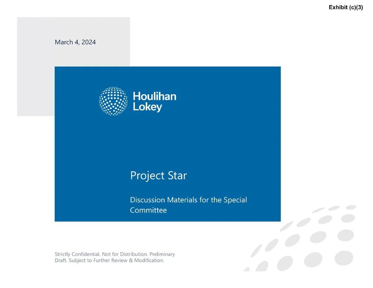 Houlihan Lokey | Investment Banking Pitch Book | 25 slides · slide 1