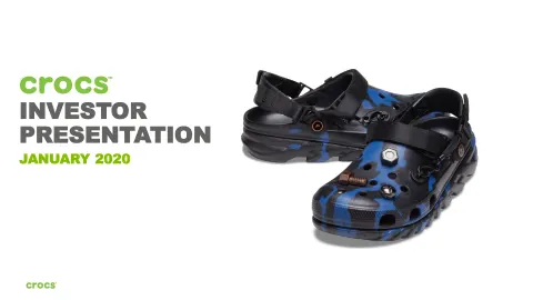 Crocs | Investor Presentation Deck | 23 slides