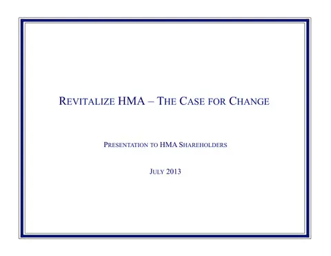 Health Management Associates (HMA)