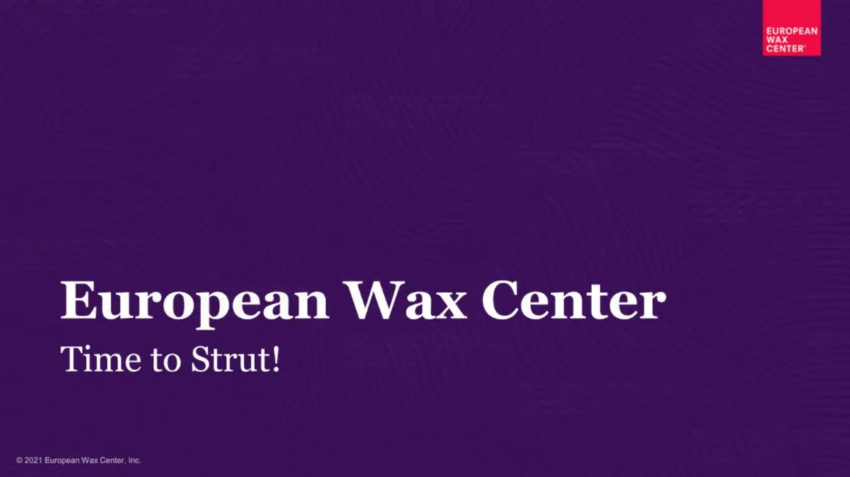 European Wax Center | IPO Presentation Deck | 34 slides · slide 1